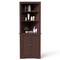 Free Standing Tall Bathroom Corner Storage Cabinet with 3 Shelves